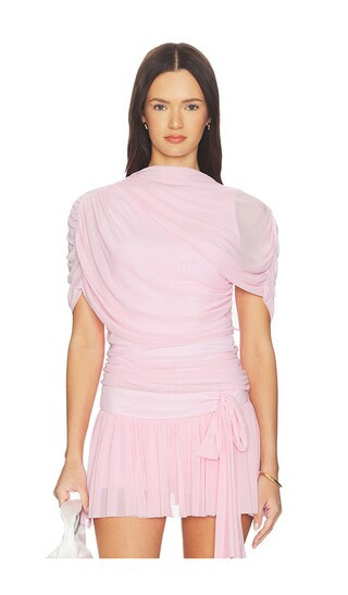 Amanda Uprichard X Revolve Evianna Top in Pink. - size S | Revolve Clothing (Global)