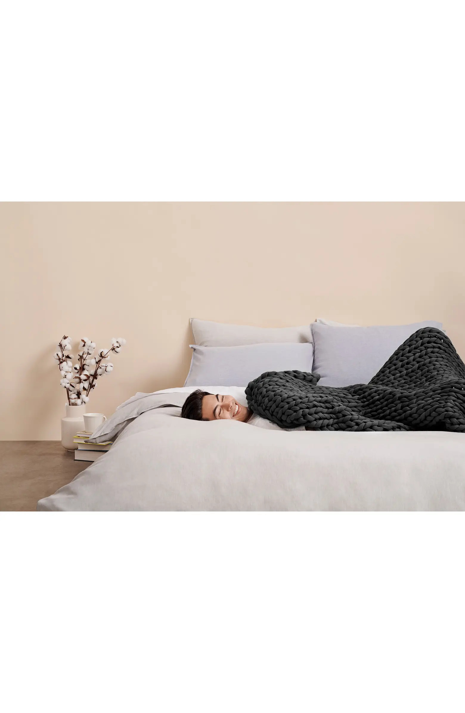 Organic Cotton Weighted Knit Blanket | Nordstrom