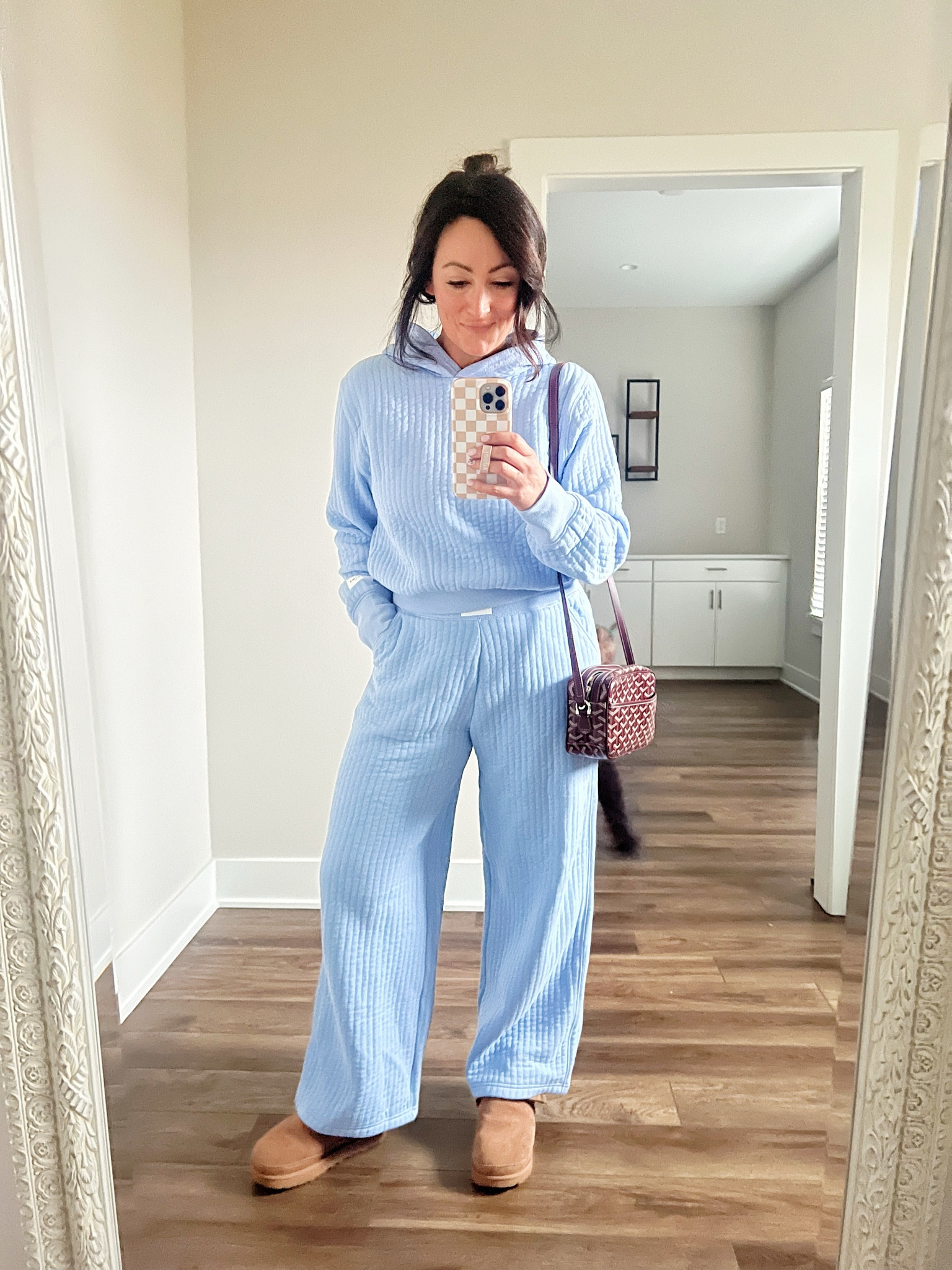 • medium hoodie 
• medium short pants (I’m 5’4) 
• Uggs true to size, if between, go up 

#LTKFindsUnder50 #LTKStyleTip #LTKSeasonal