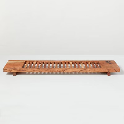 Slatted Wood Bathtub Tray - Hearth & Hand™ with Magnolia | Target