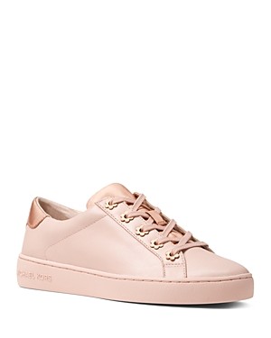 Michael Michael Kors Women's Irving Leather Lace Up Sneakers | Bloomingdale's (US)