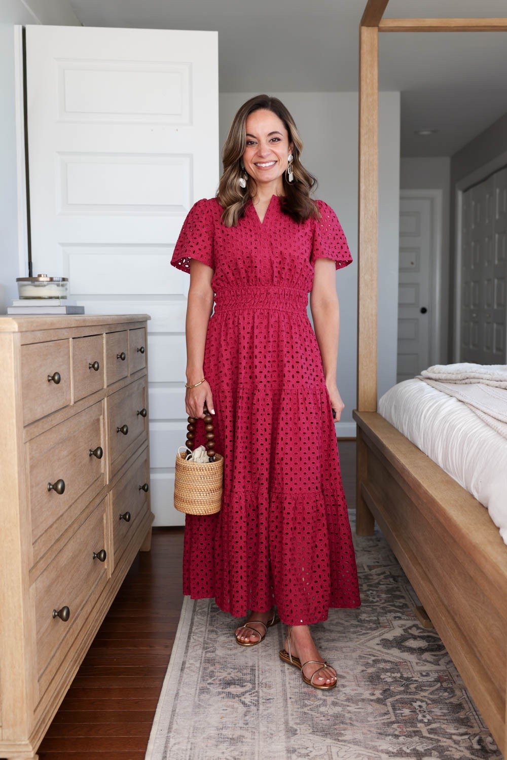 Summer outfits by color series: pink 

Dress (Amazon): xs 
Sandals (Sam Edelman): true to size 

My measurements for reference: I’m 4’10” and 105lbs. My bust, waist, and hip measurement is 32”, 24”, and 36”.

#LTKPetite