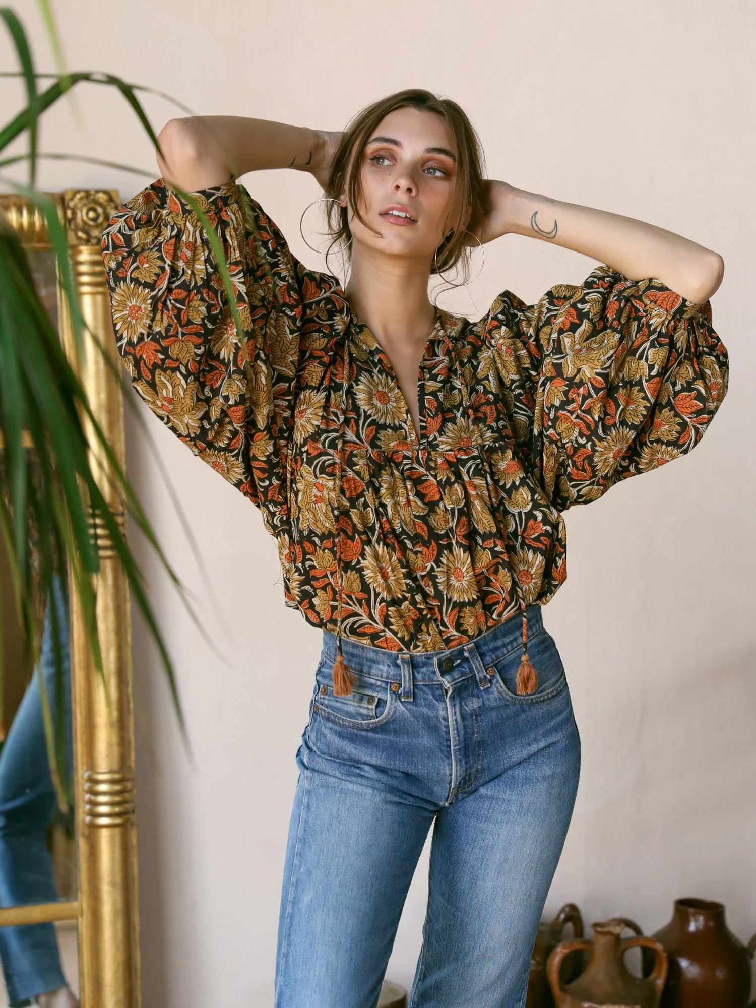 Shop Mille - Charlie Top in Sunset Floral | Mille