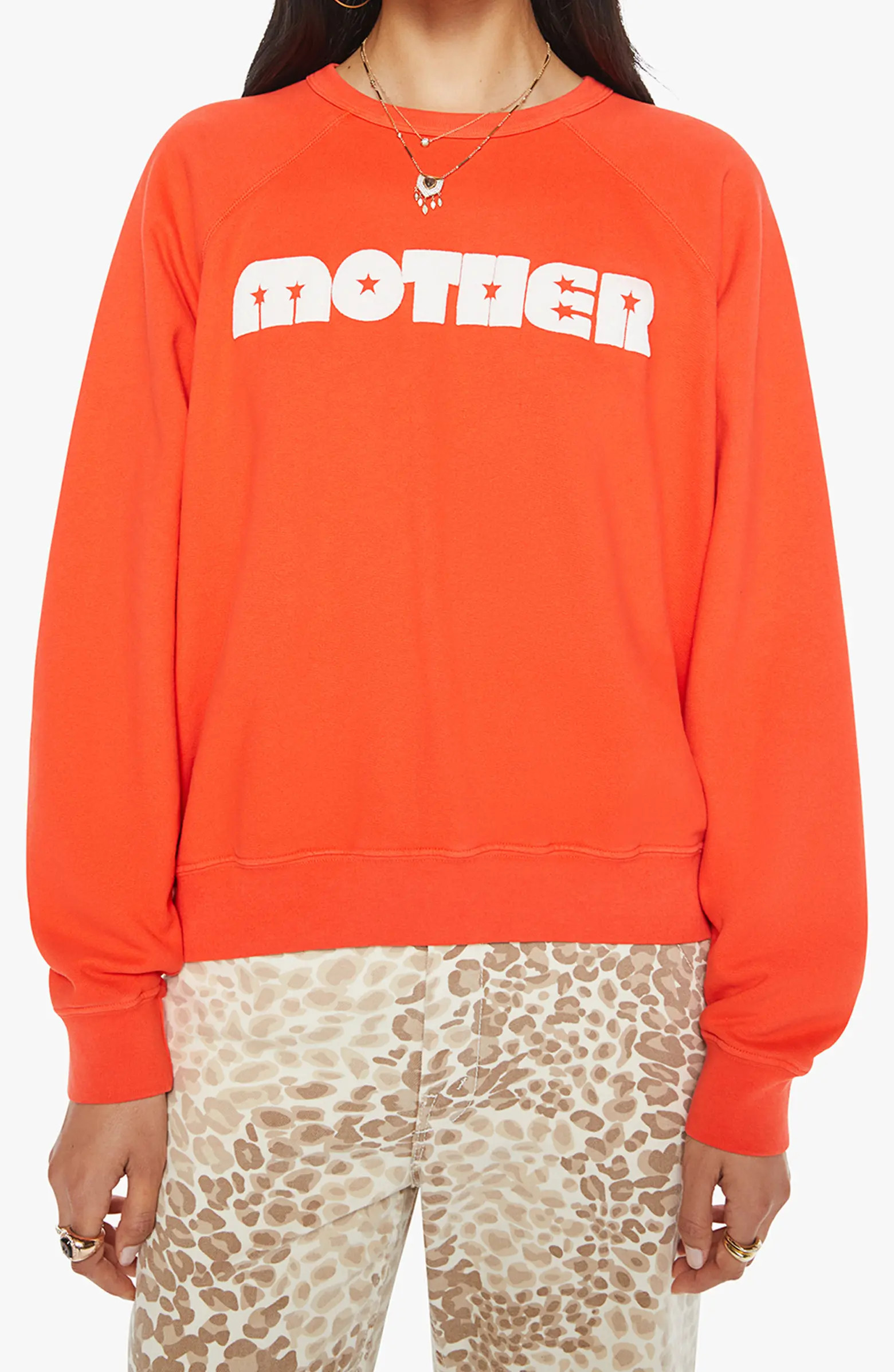 MOTHER The Biggie Concert Cotton Graphic Sweatshirt | Nordstrom | Nordstrom