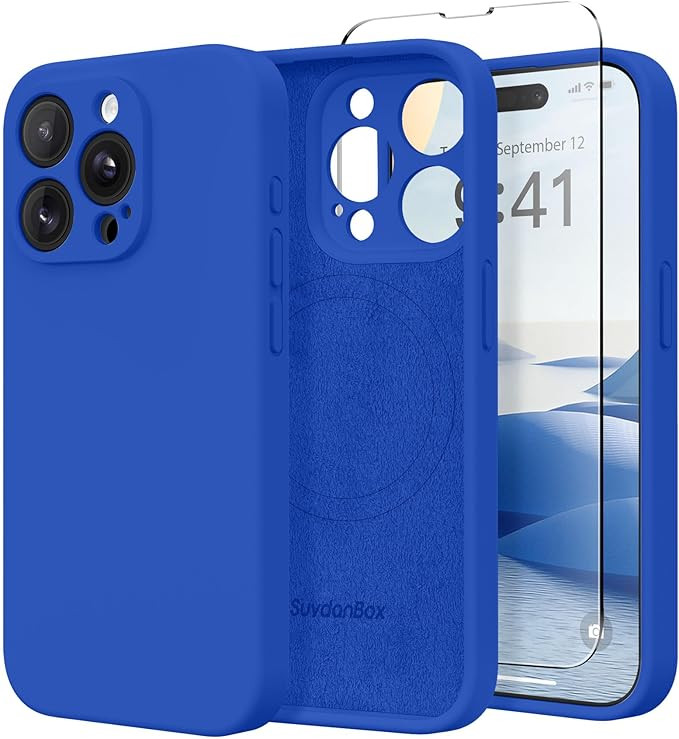 Magnetic for iPhone 14 Pro Max Case, Compatible with MagSafe, [Full Camera Protection][Screen Pro... | Amazon (US)