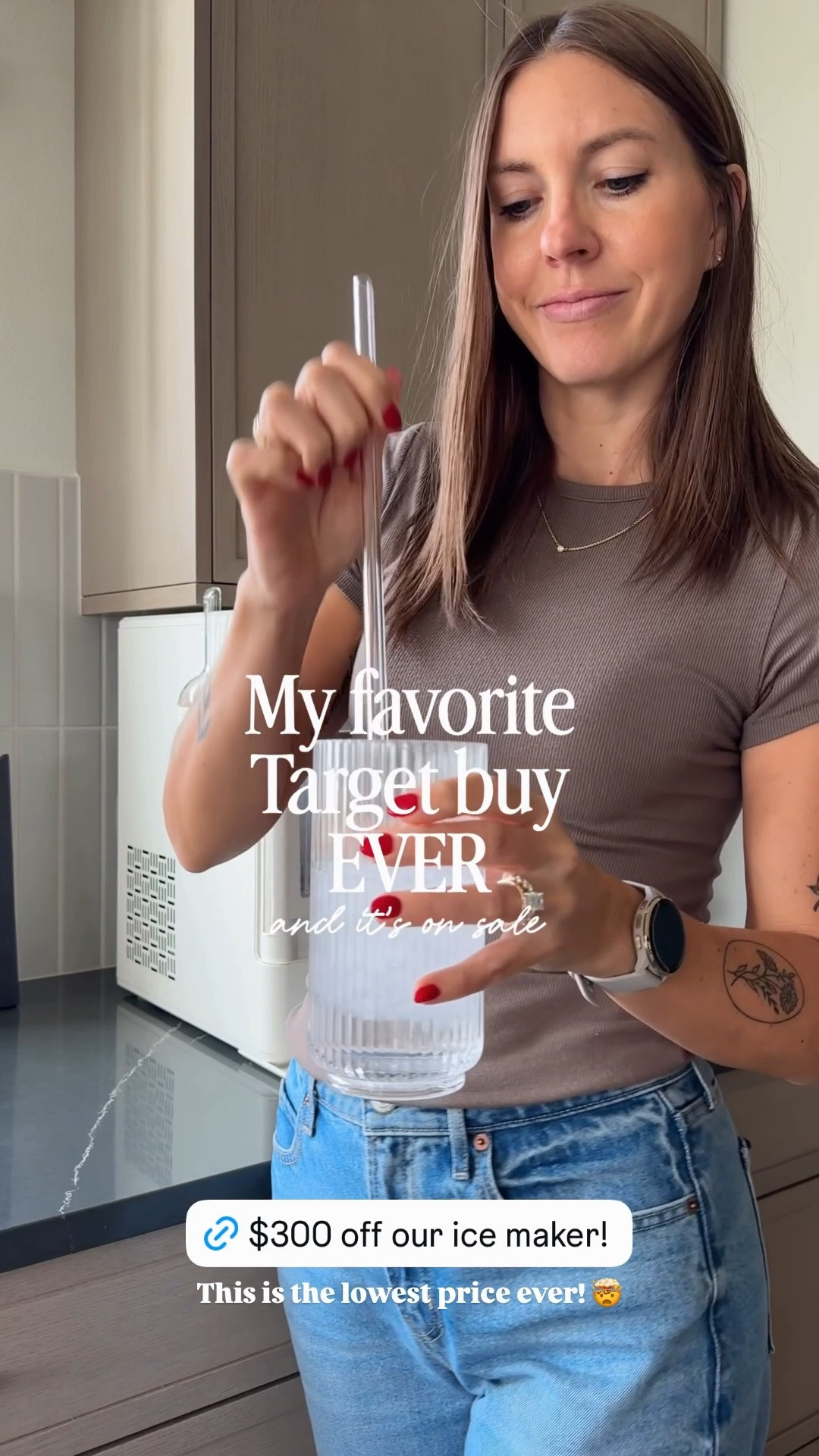 One day deal!! Obsessed with our cream colored nugget ice maker!! $300 off, lowest price yet! Linked my fav ribbed drinking glass too. Christmas gift idea, gift for her 

#LTKGiftGuide #LTKSaleAlert #LTKHome