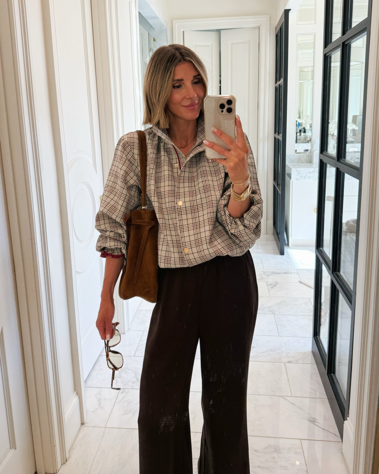 These target pants are so good! They look and feel expensive and only $35! I'm wearing size small