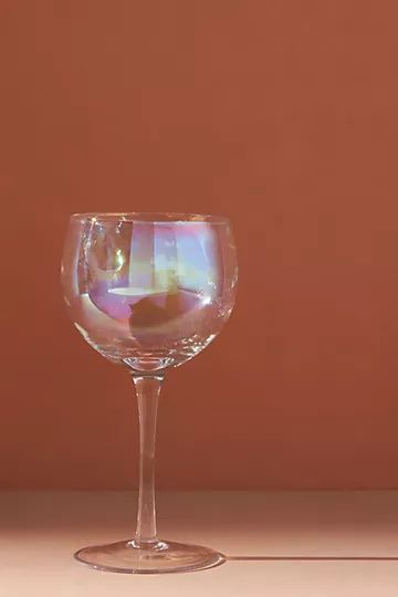 Iridescent Red Wine Glasses, Set of 4 | Anthropologie (US)