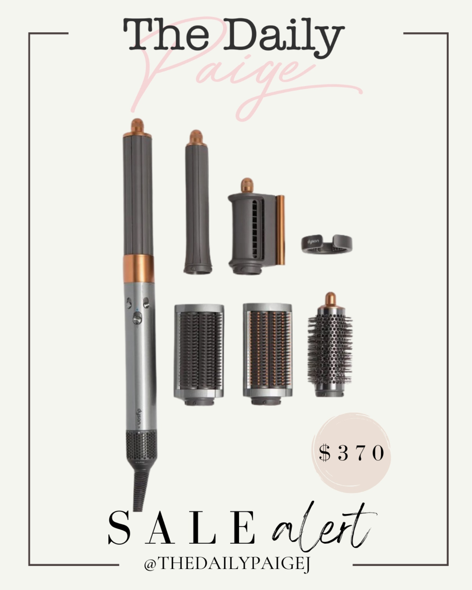 Also, if you’ve been trying to get your hands on a Dyson airwrap, but haven’t wanted to spend the full price, they’re on sale! Nordstrom rack has the hair styler on sale for under $400 with free shipping. This is such a great multi tool for curling, blow drying and giving a great blowout look. It’s worth every penny and this version comes with the updated Dyson tools. 

Dyson airwrap on sale, blow dryer on sale, beauty products on sale, must have beauty product, gifts for her

#LTKStyleTip #LTKBeauty #LTKSaleAlert