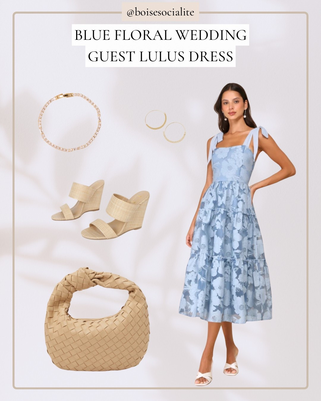 Long Blue floral wedding guest outfit 


#LTKFindsUnder100 #LTKSeasonal #LTKWedding