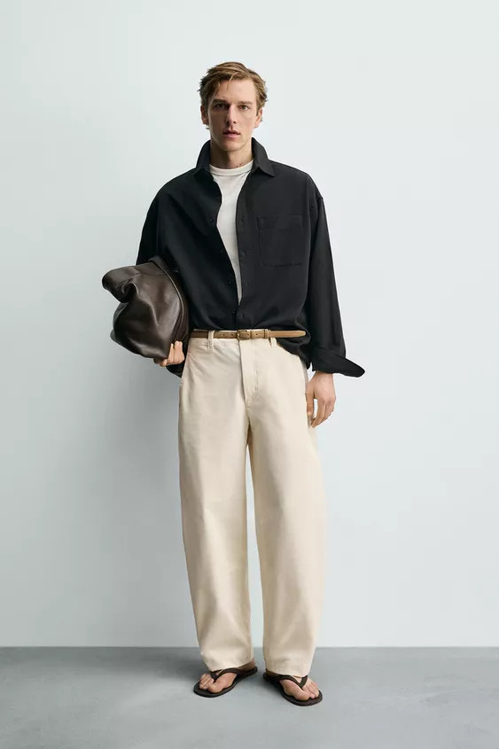 BALLOON FIT PANTS | Zara US