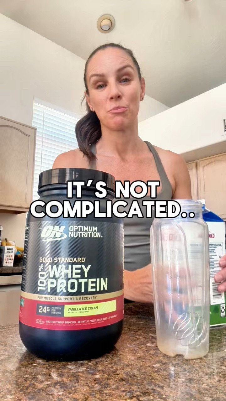 There's a reason Optimum Nutrition Gold Standard Whey has been around for so long. It has 24g of protein, mixes smoothly, tastes great, and is one of the more affordable protein powders I buy. No unnecessary extras—just an easy way to help support muscle recovery and meet your protein goals.
Sometimes basic really is better.
#optimumnutrition #proteinshake #proteinpowder

#LTKOver40 #LTKActive #LTKfitnessgoals