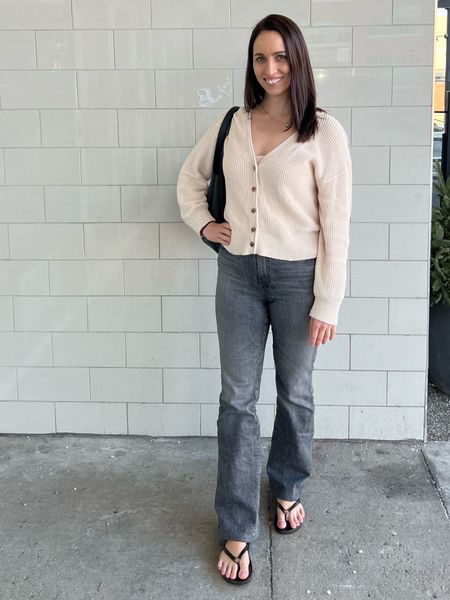 I am wearing a cotton cardigan by Velvet (size small), a tank by Skin (size medium) and AG jeans (size 28).  These items are a year or two old and I have linked similar items.

#LTKstyletip #LTKFind