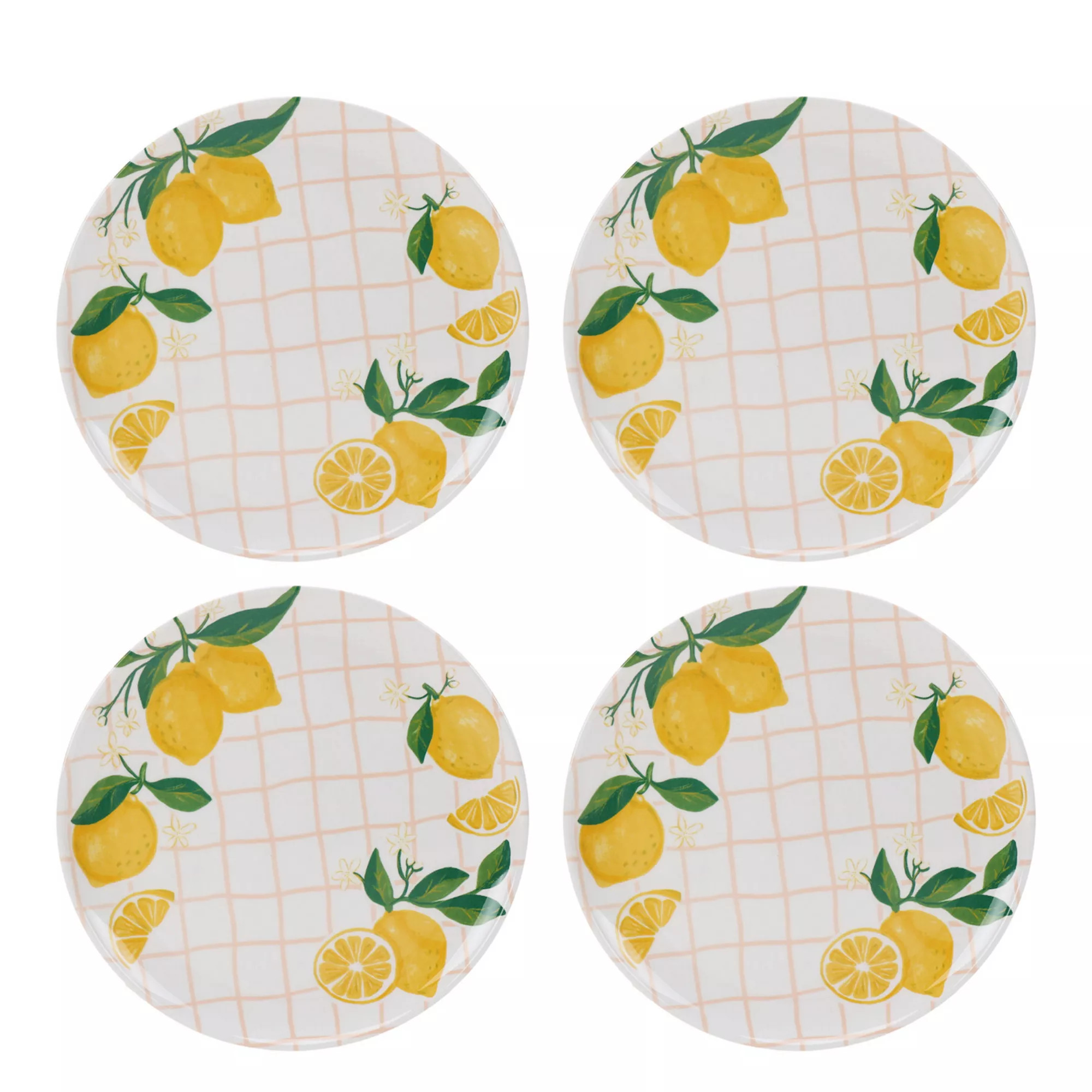Celebrate Together™ Summer 4-pc. Lemons Salad Plate Set | Kohl's