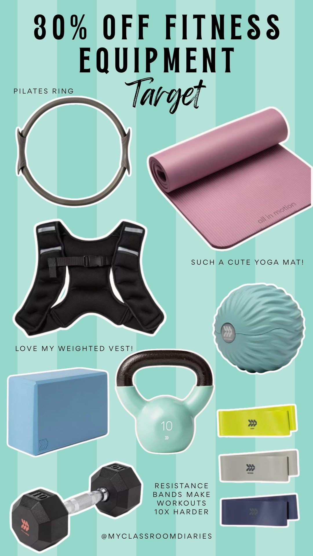 30% off fitness equipment at Target! 