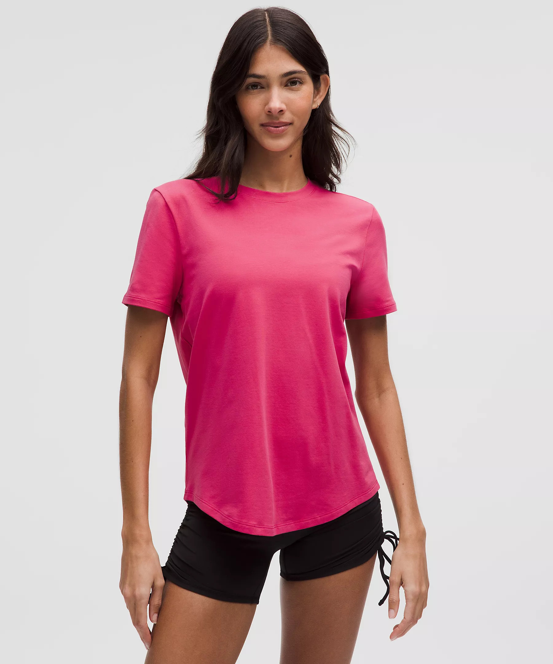 Love Curved-Hem Crewneck T-Shirt | Lululemon (US)