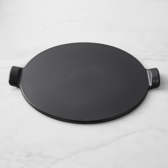 Emile Henry French Ceramic Pizza Stone, 16", Black | Williams-Sonoma