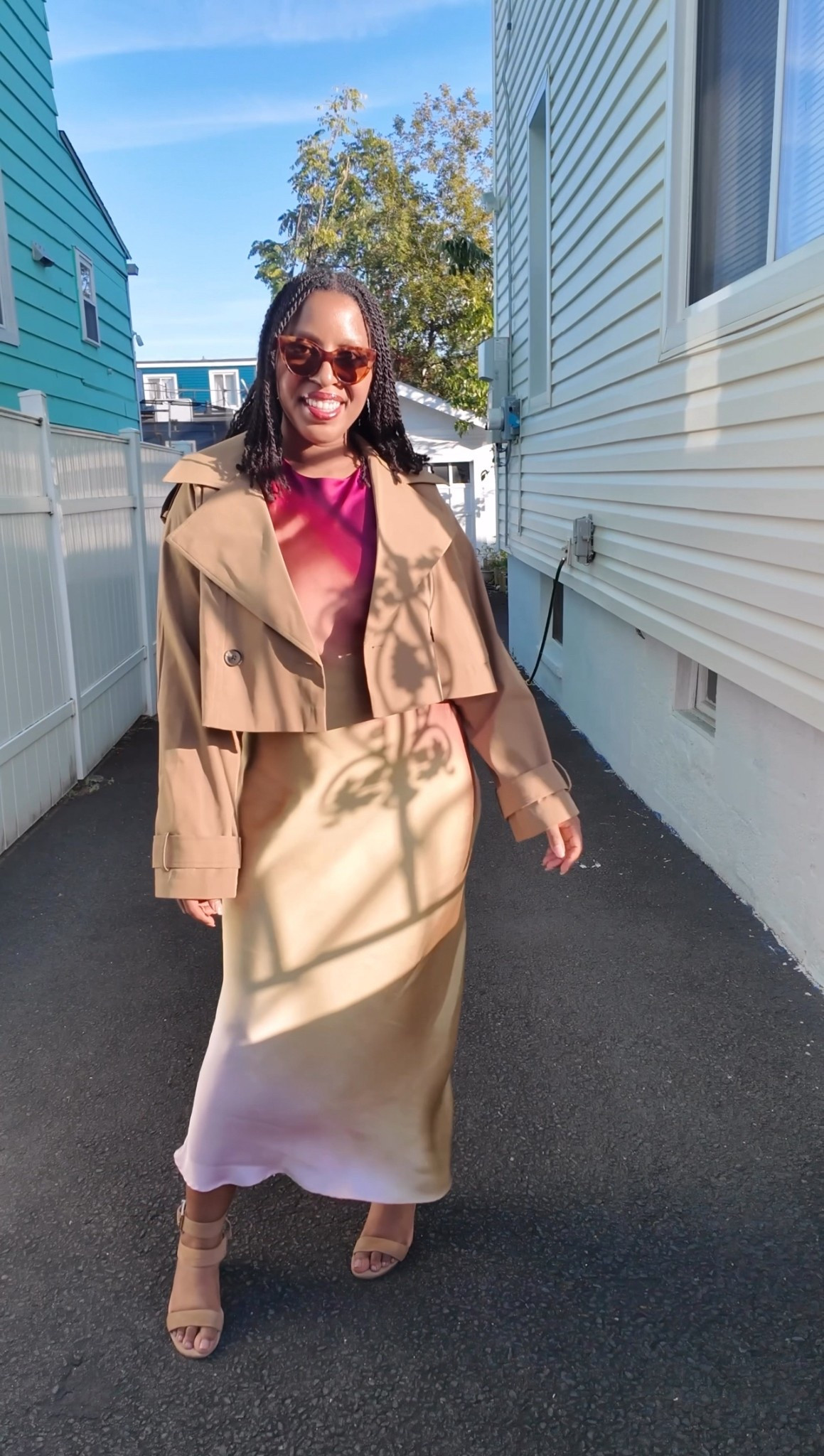 This cropped trench coat is the perfect chic laying piece for cool days!

#LTKFindsUnder50 #LTKStyleTip #LTKSaleAlert