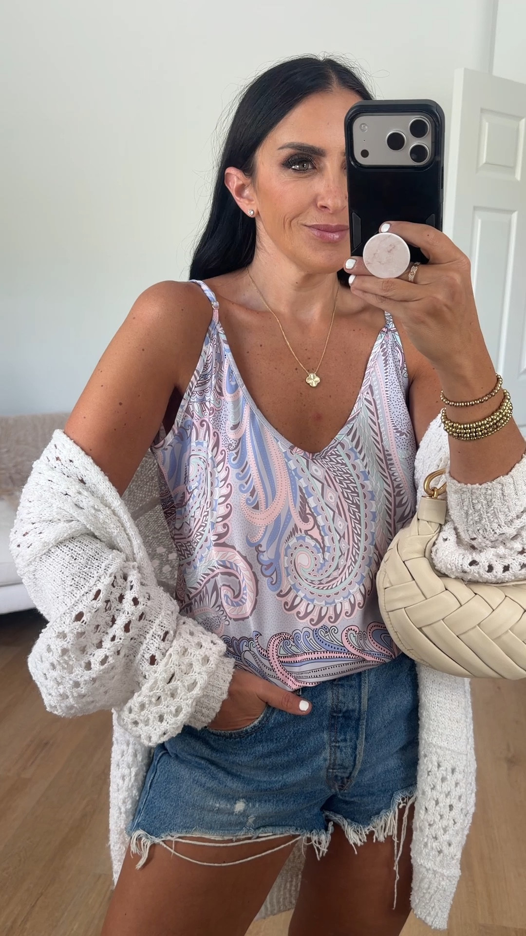 The noli shop yara silk cami wearing size small. Comes in 5 colors 