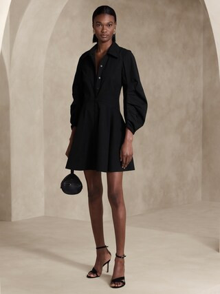 Paxton Poplin Mini Dress | Banana Republic (CA)