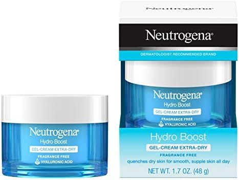 Neutrogena Hydro Boost Hyaluronic Acid Hydrating Gel-Cream Face Moisturizer to Hydrate & Smooth E... | Amazon (US)