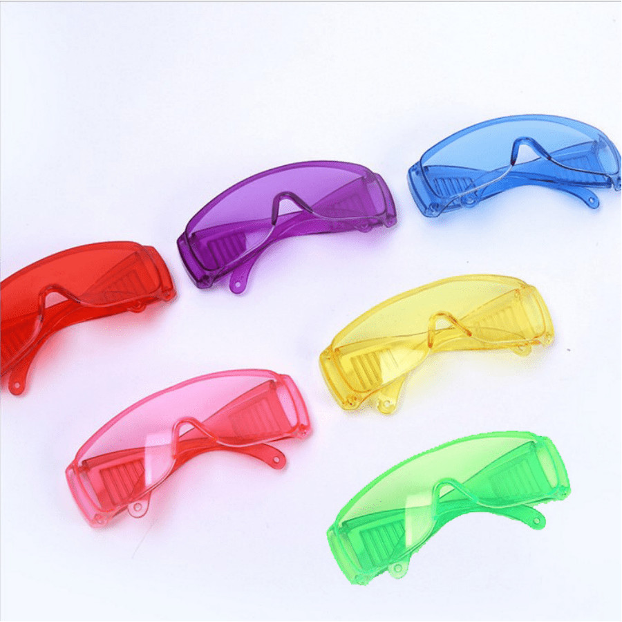 1pc Colored Venetian Blind Design Glasses For Water Fight, Anti-Splash, Wind & Sand Proof | SHEIN