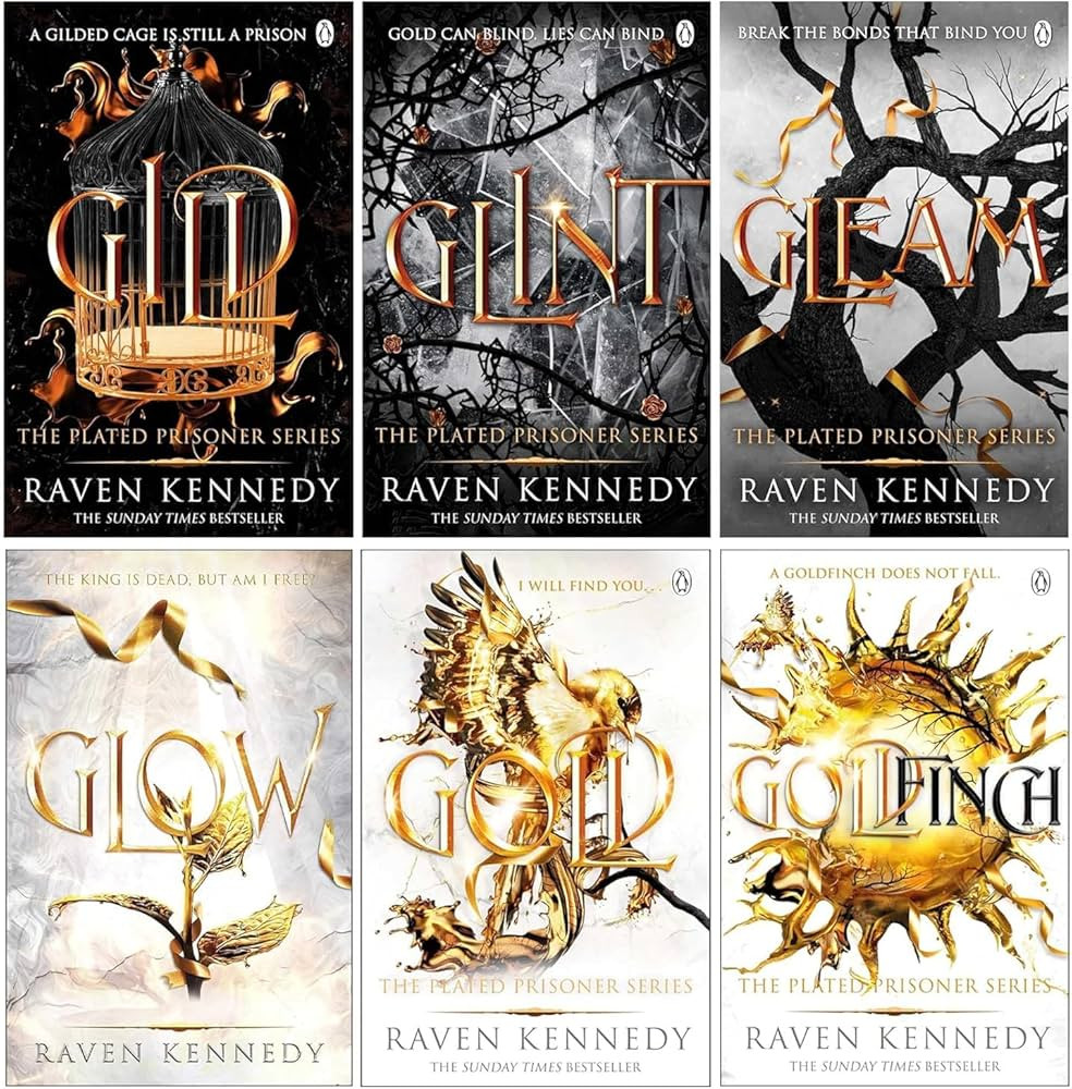 The Plated Prisoner Series 6 Books Collection Set By Raven Kennedy (Gild, Glint, Gleam, Glow, Gol... | Amazon (US)