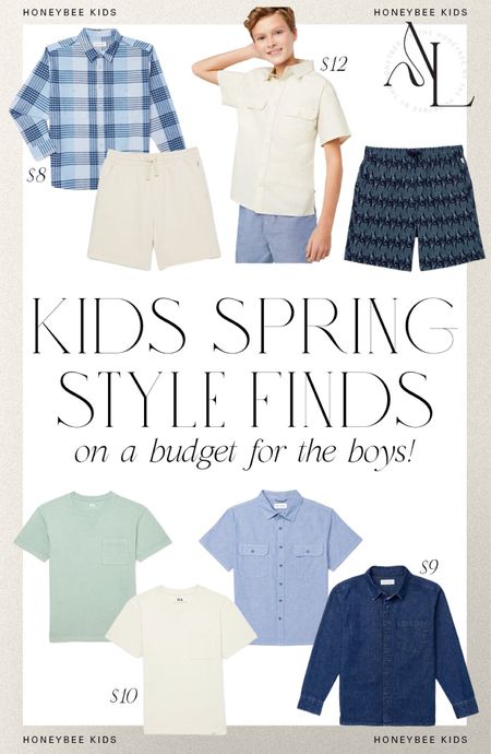 Budget friendly spring style for the kids- boys under $20 style 

#LTKunder50 #LTKsalealert #LTKkids