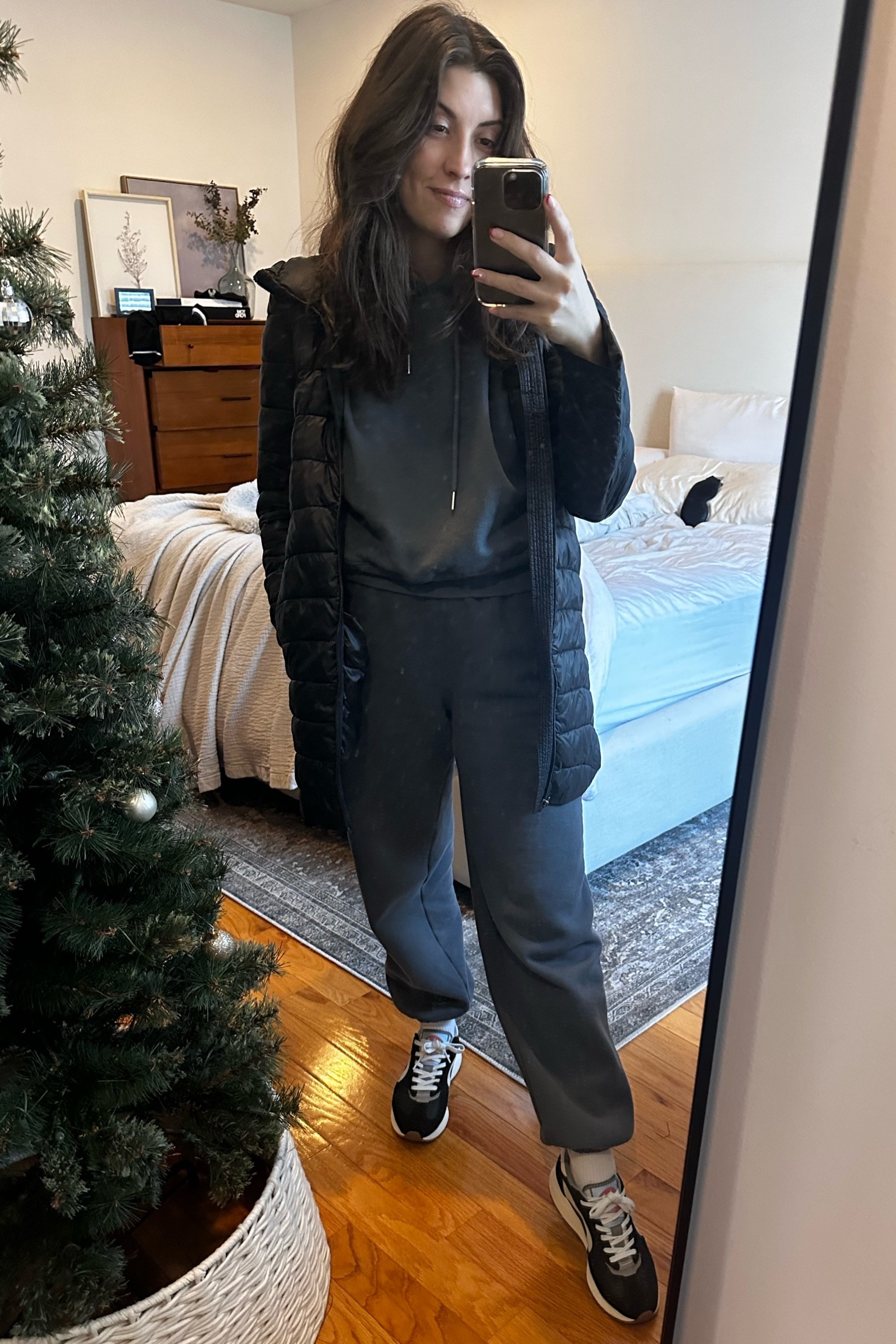 Saturday afternoon running errands. Been LIVING in this matching sweatpants and hoodie set from Abercrombie 🖤

#LTKstyletip #LTKfindsunder50 #LTKfindsunder100