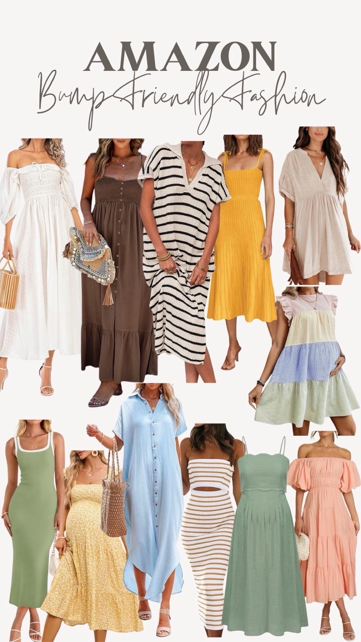 Bump friendly dresses from Amazon!! So many cute and flowy summer dresses!

Maternity, bump friendly styles, pregnancy fashion

#LTKmomlife #LTKBaby #LTKBump