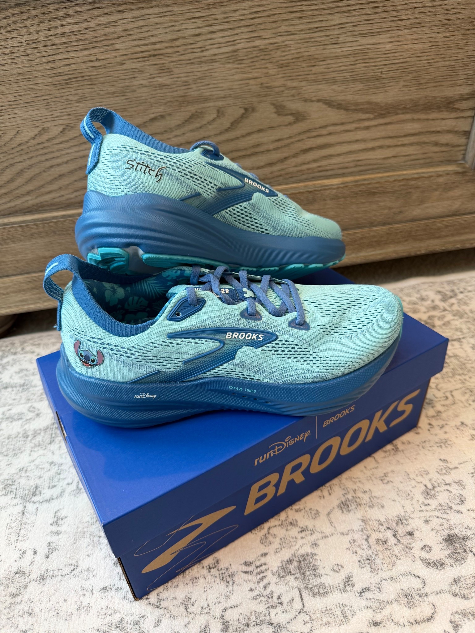 These Disney x Brooks sneakers are
SO adorable! 🥰✨ The Stitch autograph on the inside of the heel?!?! 🩵

#LTKootd #LTKOver40 #LTKTravel