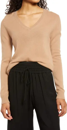 Nordstrom Cashmere Essential V-Neck Sweater | Nordstromrack | Nordstrom Rack