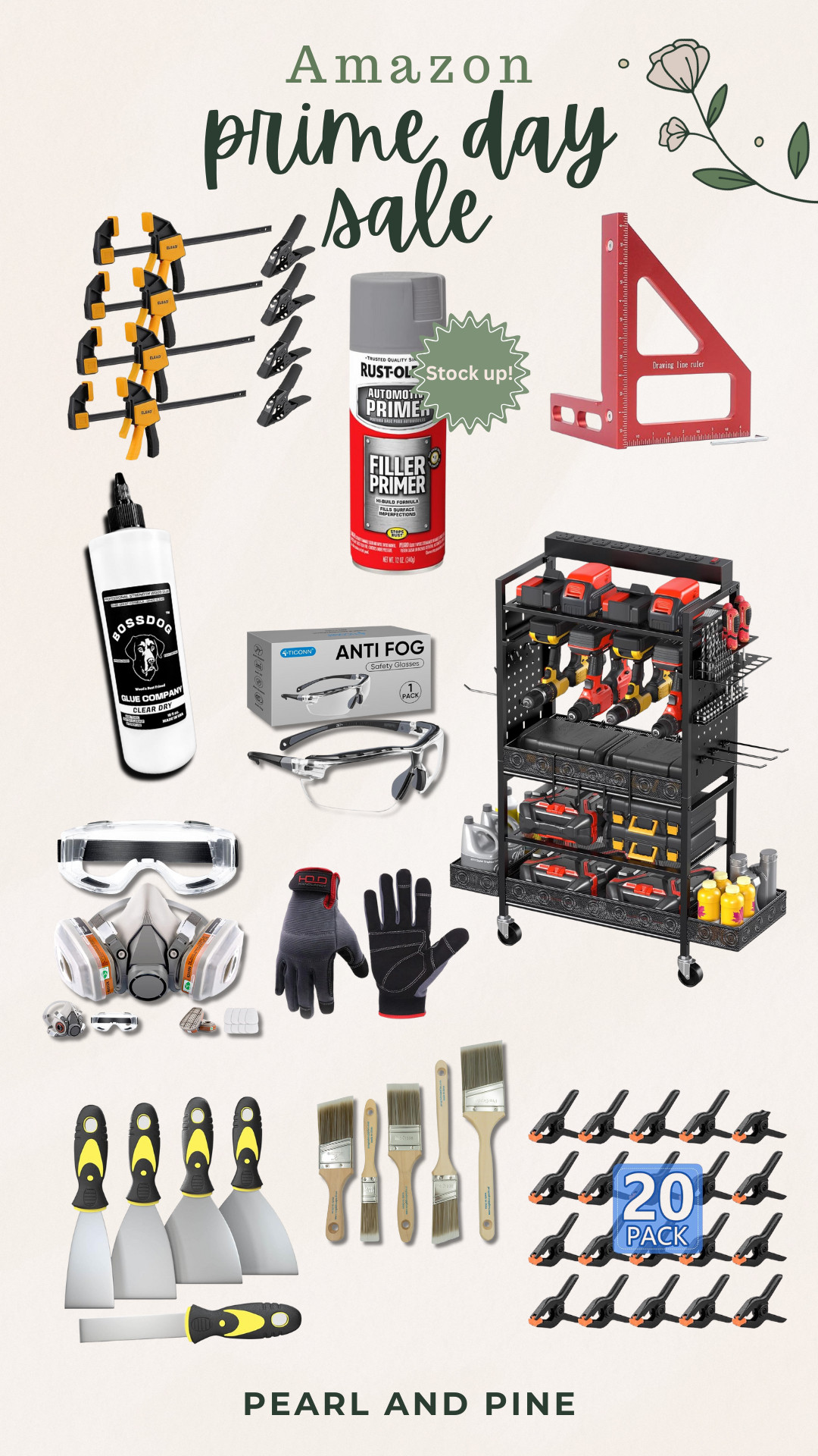 Some shop picks from the Amazon Prime Days sale happening now! #amazon #primeday #woodworking #tools 

 #LTKHome #LTKFindsUnder100 #LTKWorkwear