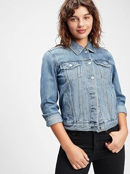 GAP Women's Icon Denim Jacket | Amazon (US)