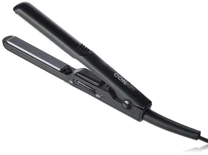 Conair Mini 1/2-inch Ceramic Flat Iron; Perfect for On-The-Go Styling | Amazon (US)