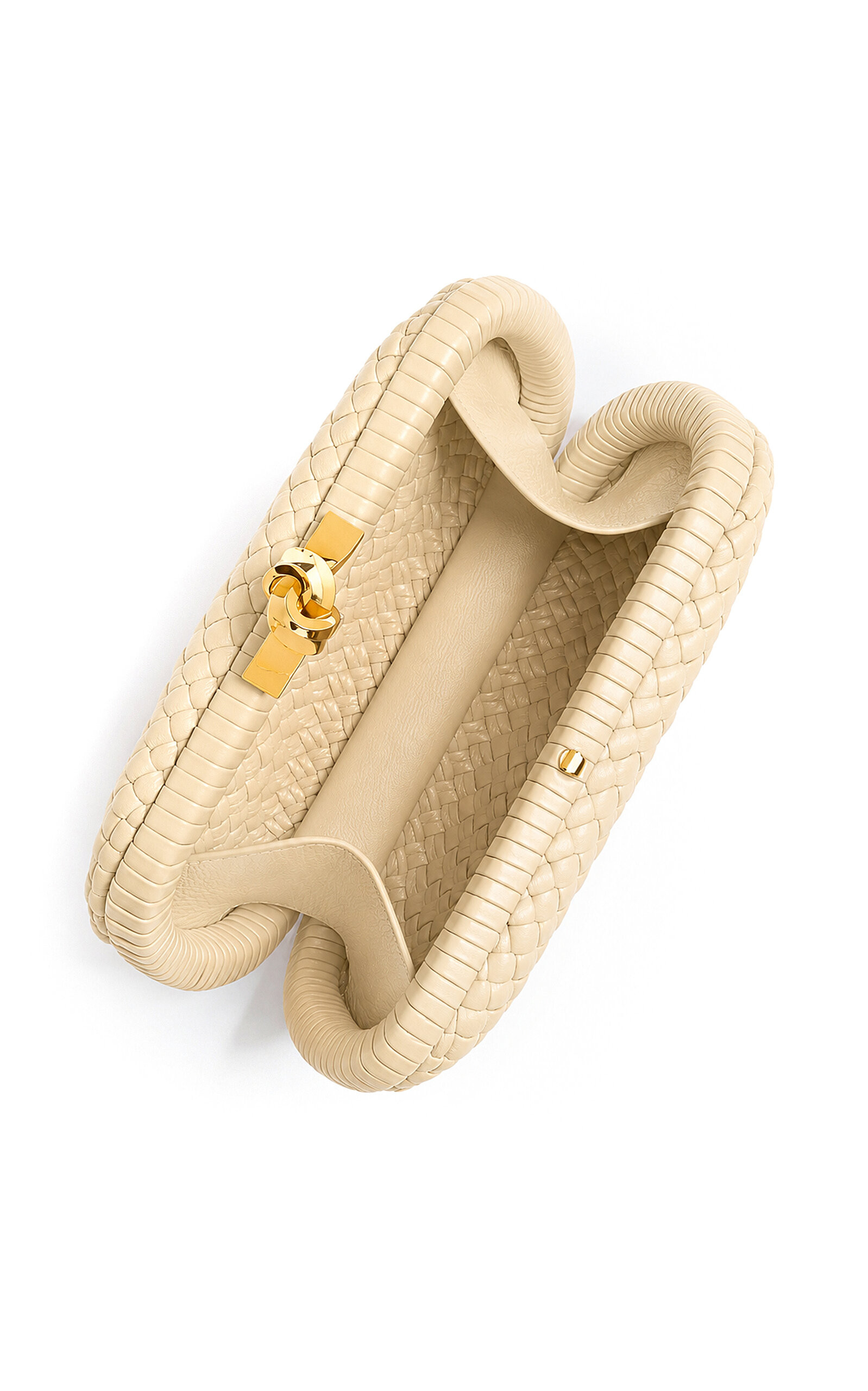 Soft Knot Intrecciato Leather Clutch | Moda Operandi (Global)