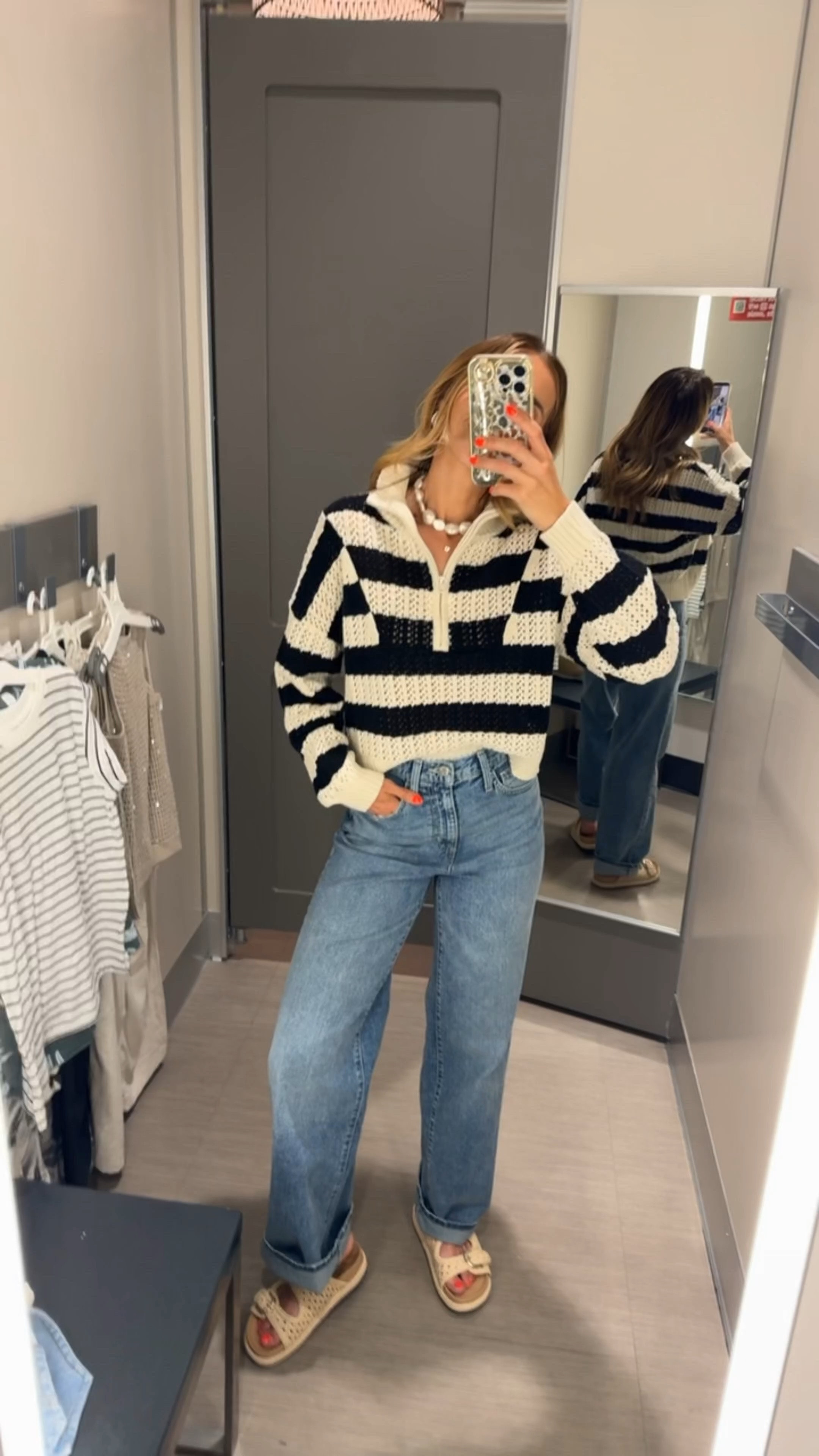 Target finds, striped sweater, crochet sweater, knit tops, summer outfit 

#LTKFindsUnder100