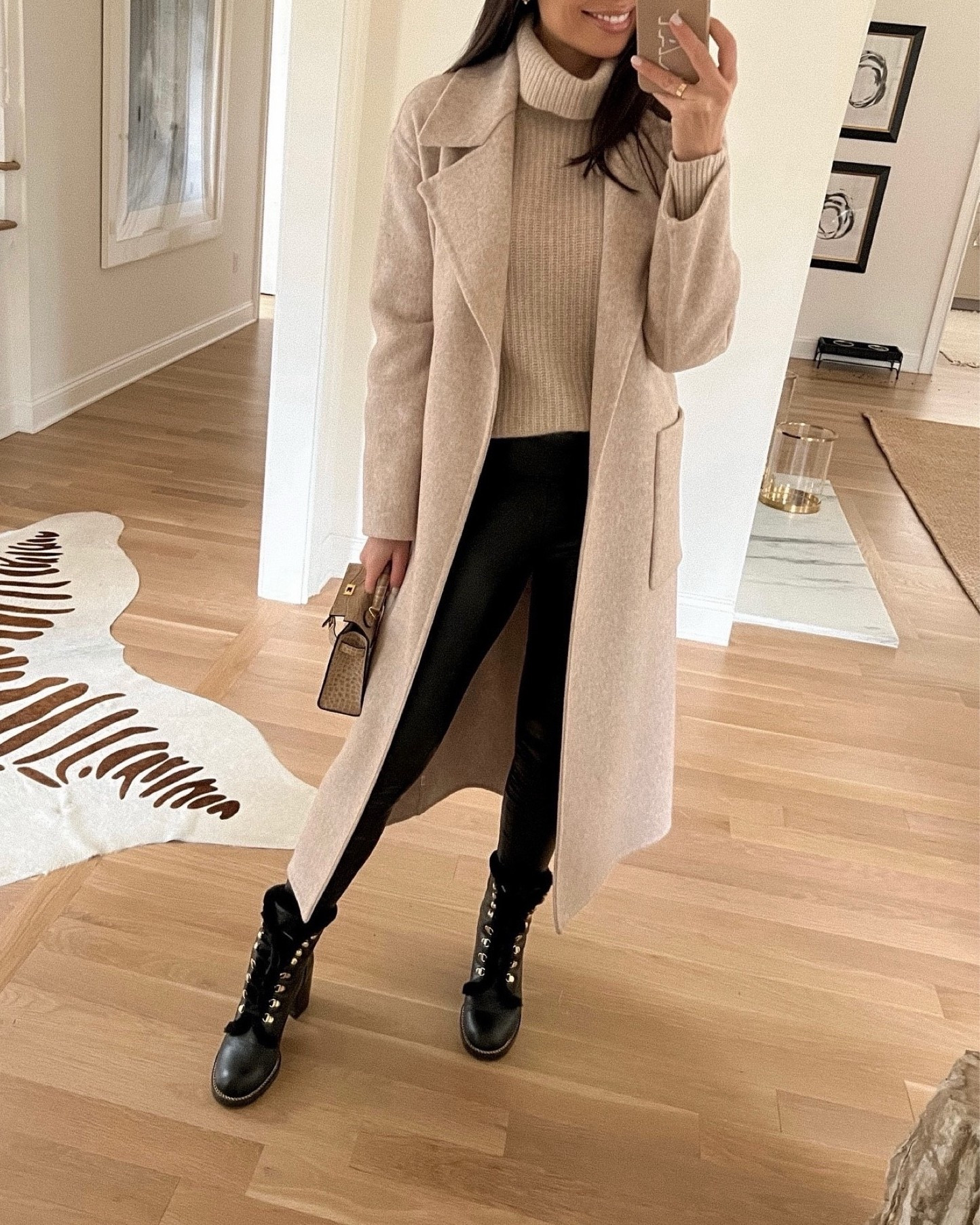 Beige coat Michael Kors old similar below, turtleneck, winter outfit, Stuart Weitzman boots similar below! 

#LTKootd #LTKTravel #LTKSeasonal