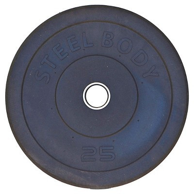 Steelbody Olympic Rubber Plate 25lbs | Target