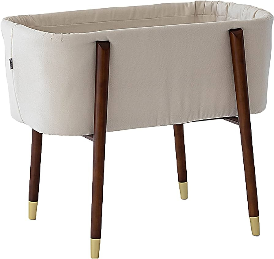 Sova Portable Baby Bassinet, Mid-Century Design with Extra Deep Walls for Newborns and Babies Saf... | Amazon (US)