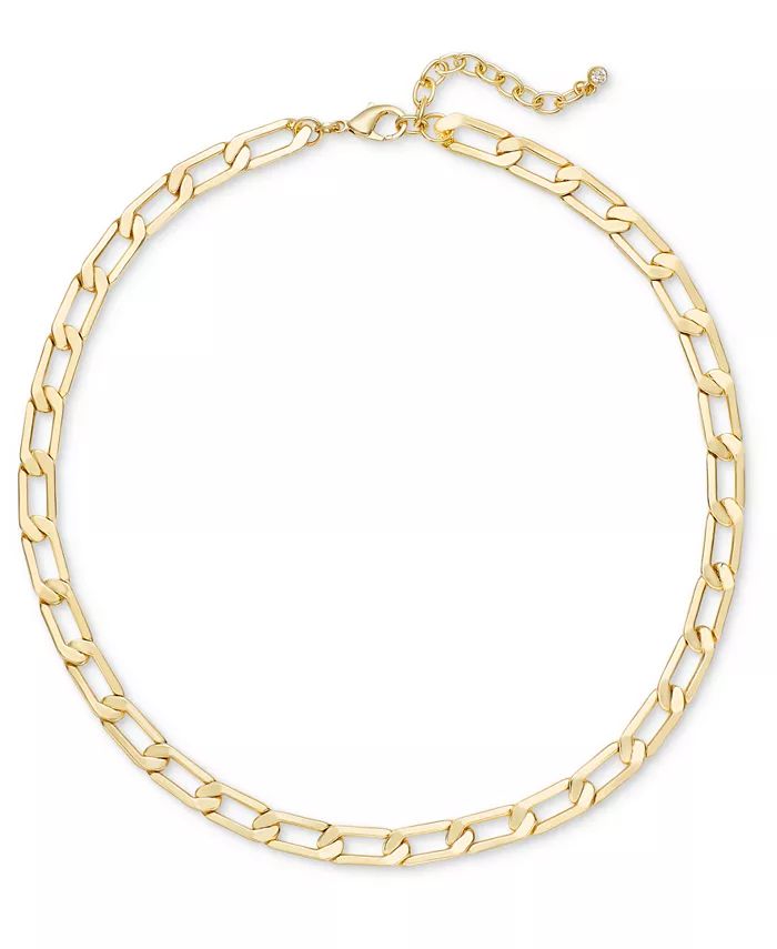 Chain Link Necklace, 17" + 2" extender, Created for Macy's | Macy's