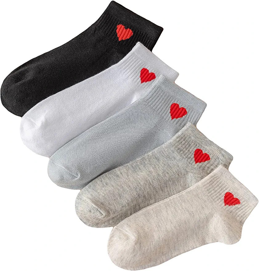 Amazon.com: OYOANGLE Women's 5 Pairs Cute Beer Cartoon Low Cut Ankle Socks Casual Novelty Crew So... | Amazon (US)