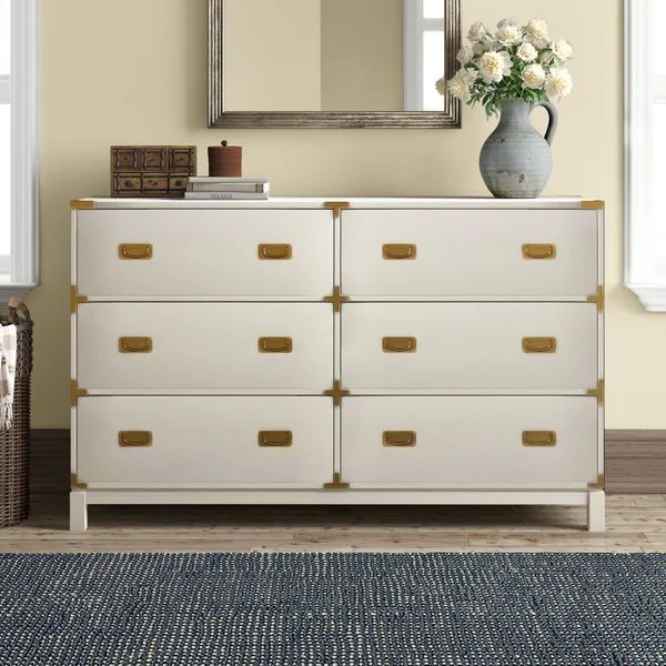 Dania 6 Drawer Double Dresser | Wayfair North America
