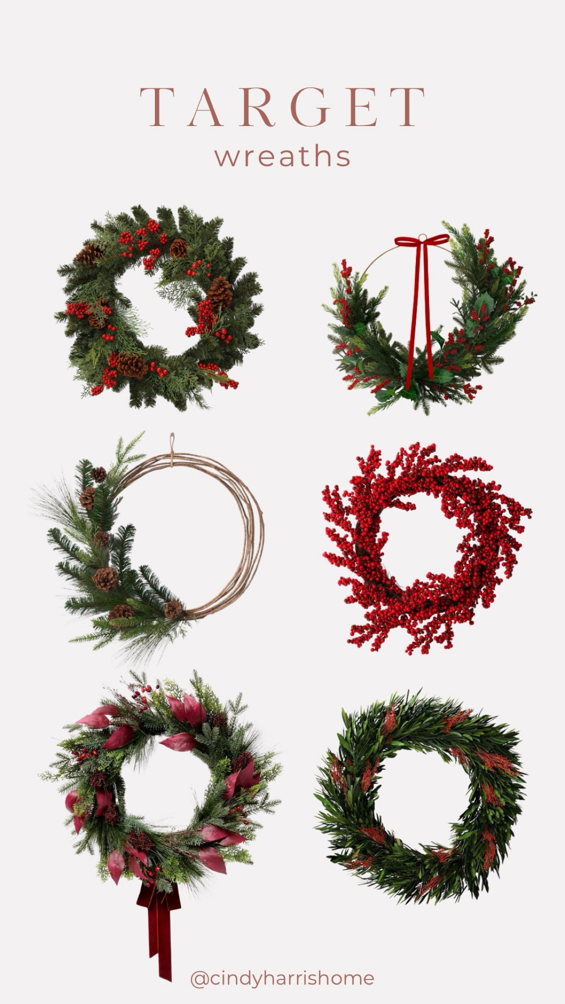 ON SALE! Target wreaths & trees are 50% off. Run before they go out of stock! 