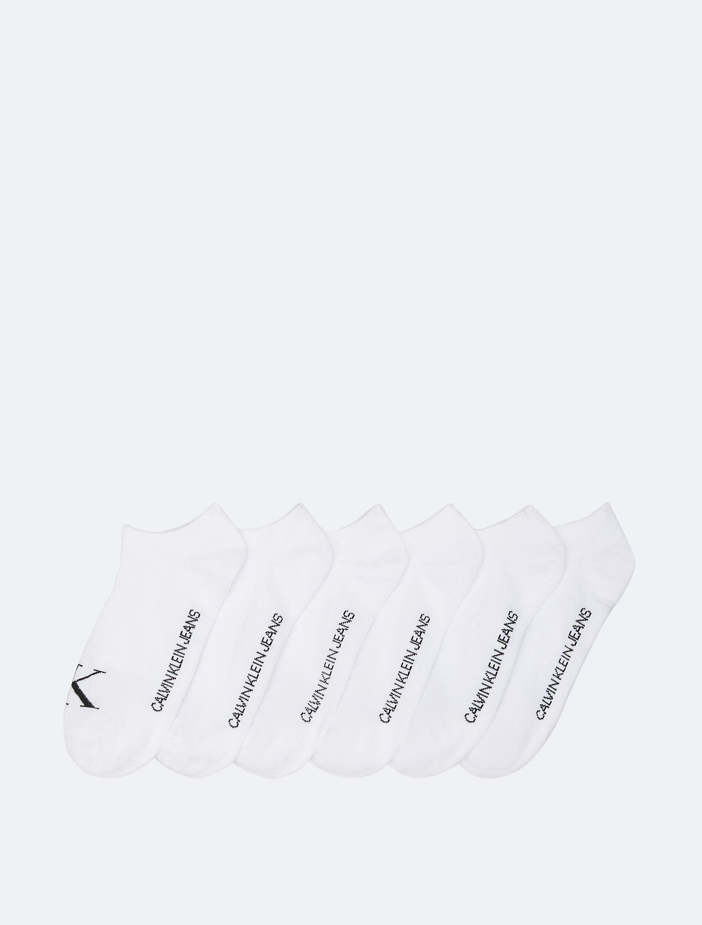 Monogram No Show 6-Pack Socks | Calvin Klein | Calvin Klein (US)