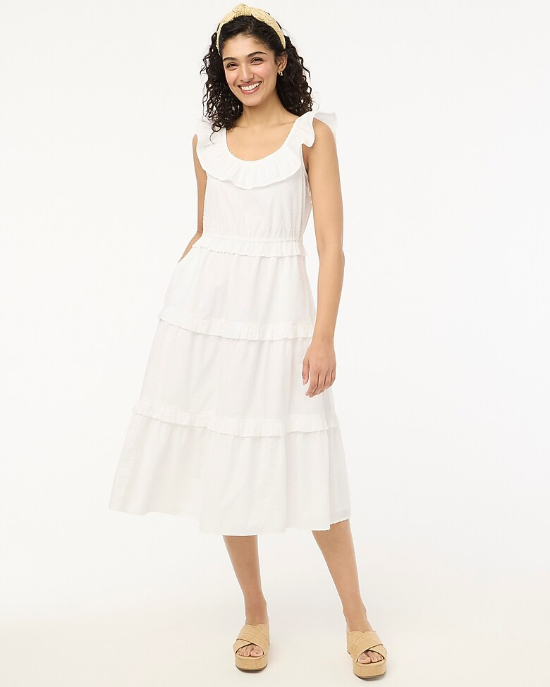 Ruffle midi dress | J.Crew Factory