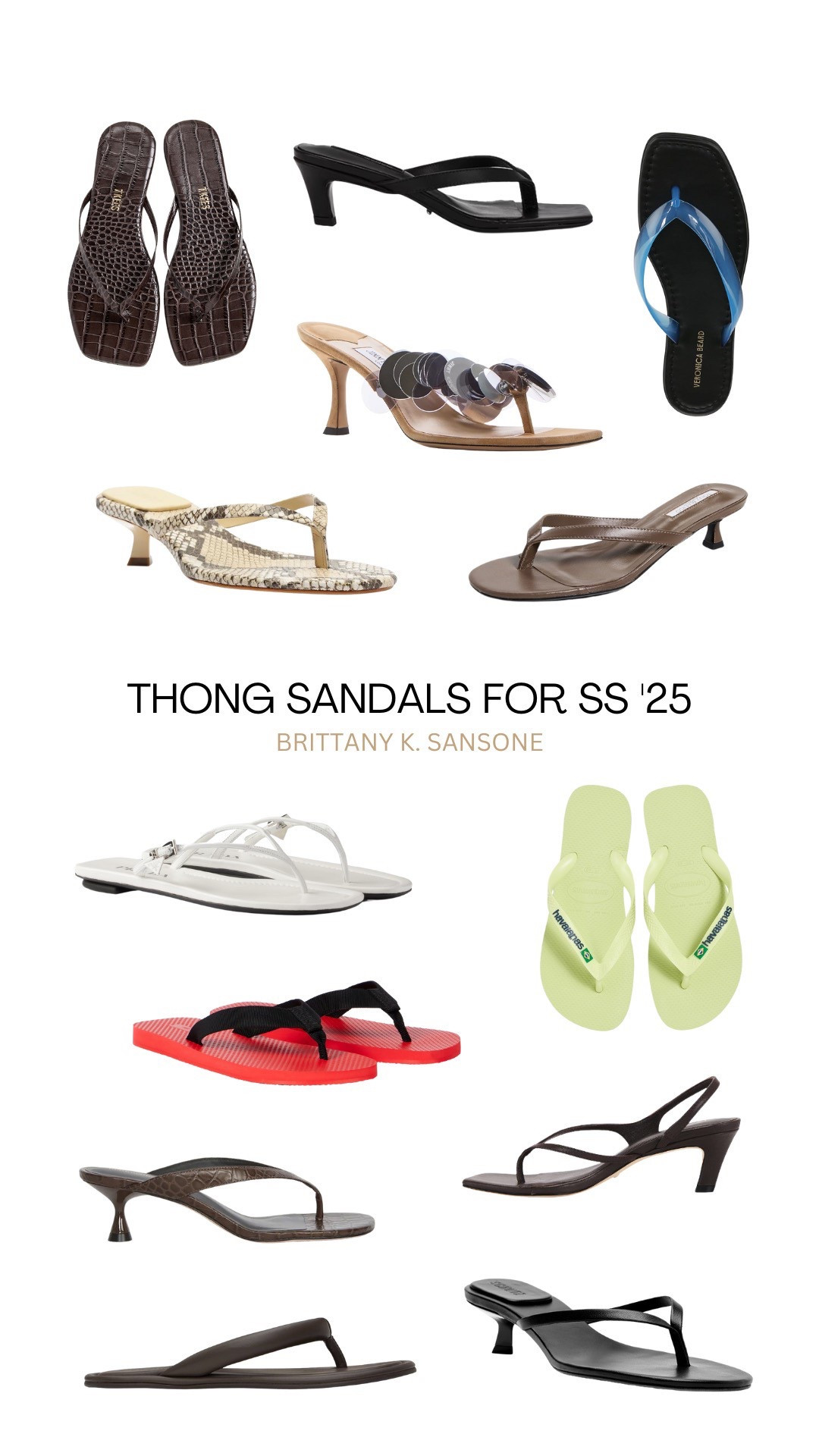Thong sandals for SS '25 

 

#LTKSeasonal #LTKStyleTip #LTKShoeCrush