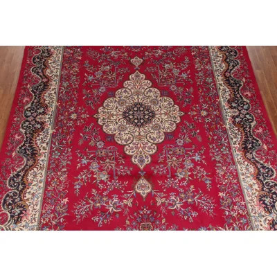 One-of-a-Kind Saveena Hand-Knotted 1980S 9'6" X 12'11" Wool Area Rug in Red | Wayfair North America