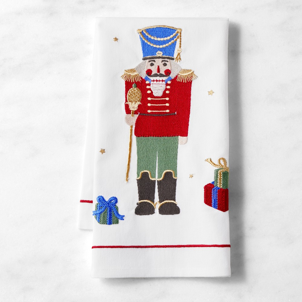 'Twas the Night Before Christmas Embroidered Hand Towel | Williams-Sonoma