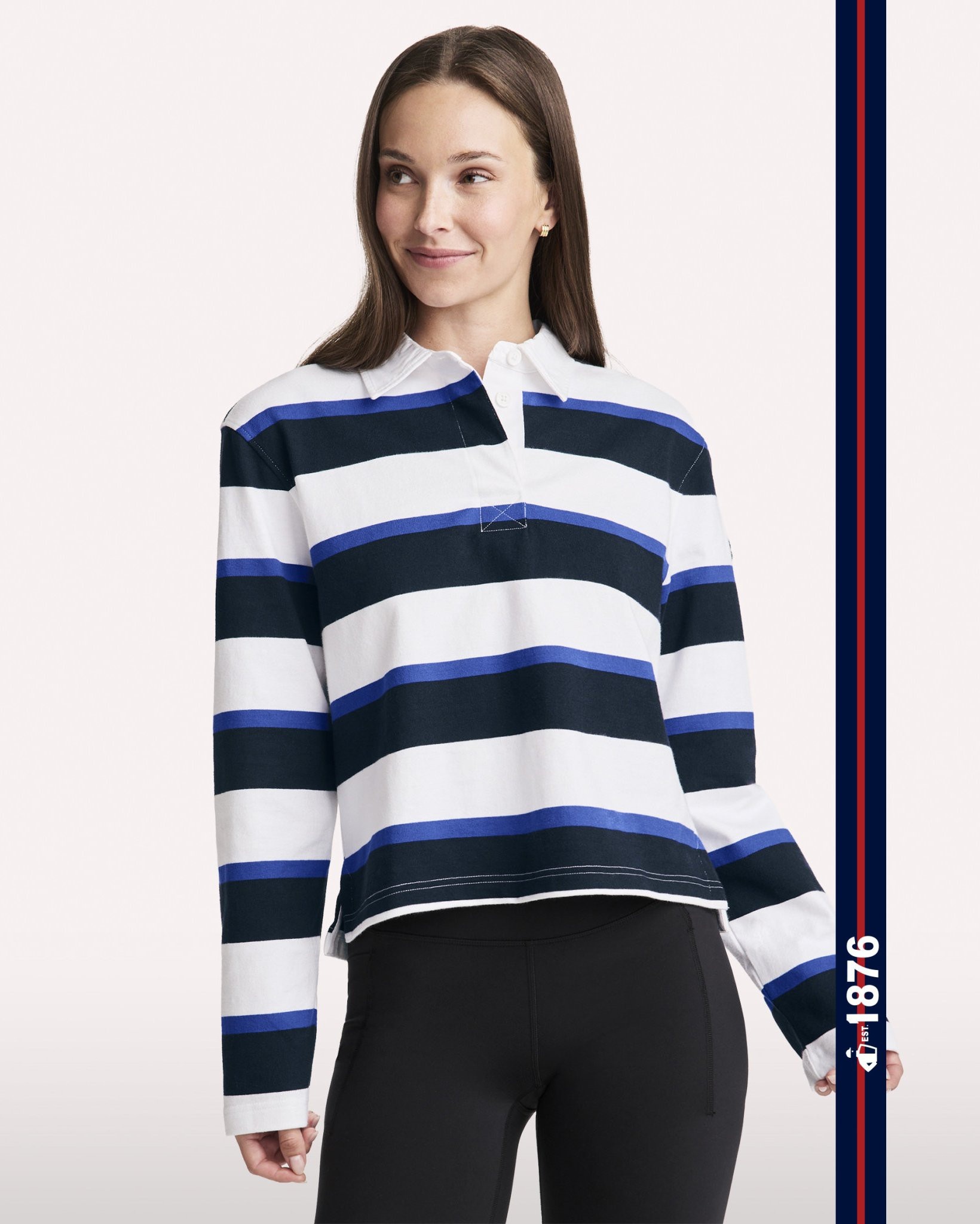 Jockey 1876 Collection Cropped Rugby Polo | Jockey